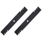 Qty 2: Toothed Mulching Blade
 Fits Oregon Replaces 596-900