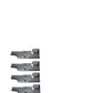(4) Toothed Mulching Mower Blades Fits Craftsman 42" Decks Repl. 134149 422719