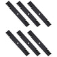 Qty 6: Toothed Mower Blades Fits Ariens Replaces 21546095