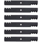 Qty 6: Toothed Mower Blades Fits Ariens Replaces 21546095