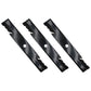 Qty 3: Toothed Mulch Mower Blades Fits Exmark Replaces 103-6383