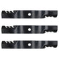 Qty 3: Toothed Mulch Mower Blades Fits Exmark Replaces 103-6383