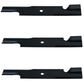 Set of 3-48" Mower blades Fits Husqvarna Yazoo Kees 17036 76675 100340