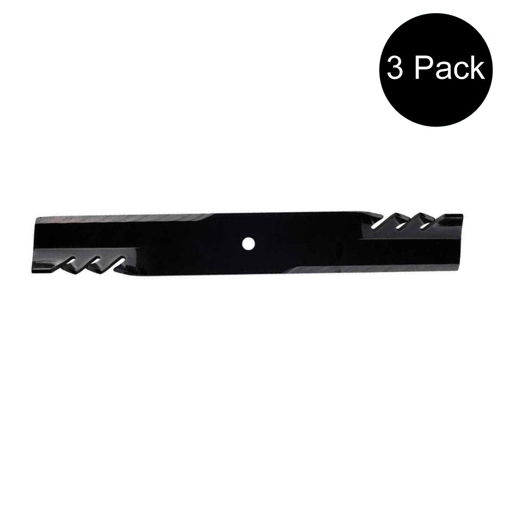 Qty 3: Heavy Duty Toothed Mower Blade Fits Wright Replaces 71440001