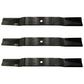 Set of 3-52" Mower Blades Fits Grasshopper Wood Brothers 320236 70104 70104KT