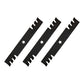3 PK 595-085 Mulcher Blade Fits Husqvarna 539112079