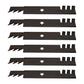 6 PK. Blades Fits Husqvarna MZ 52 For 52" 521981501,539112079,(K37)