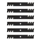 Qty: 6 Toothed Mulching Mower Blade Fits Yazoo/Kees Replaces 539112079