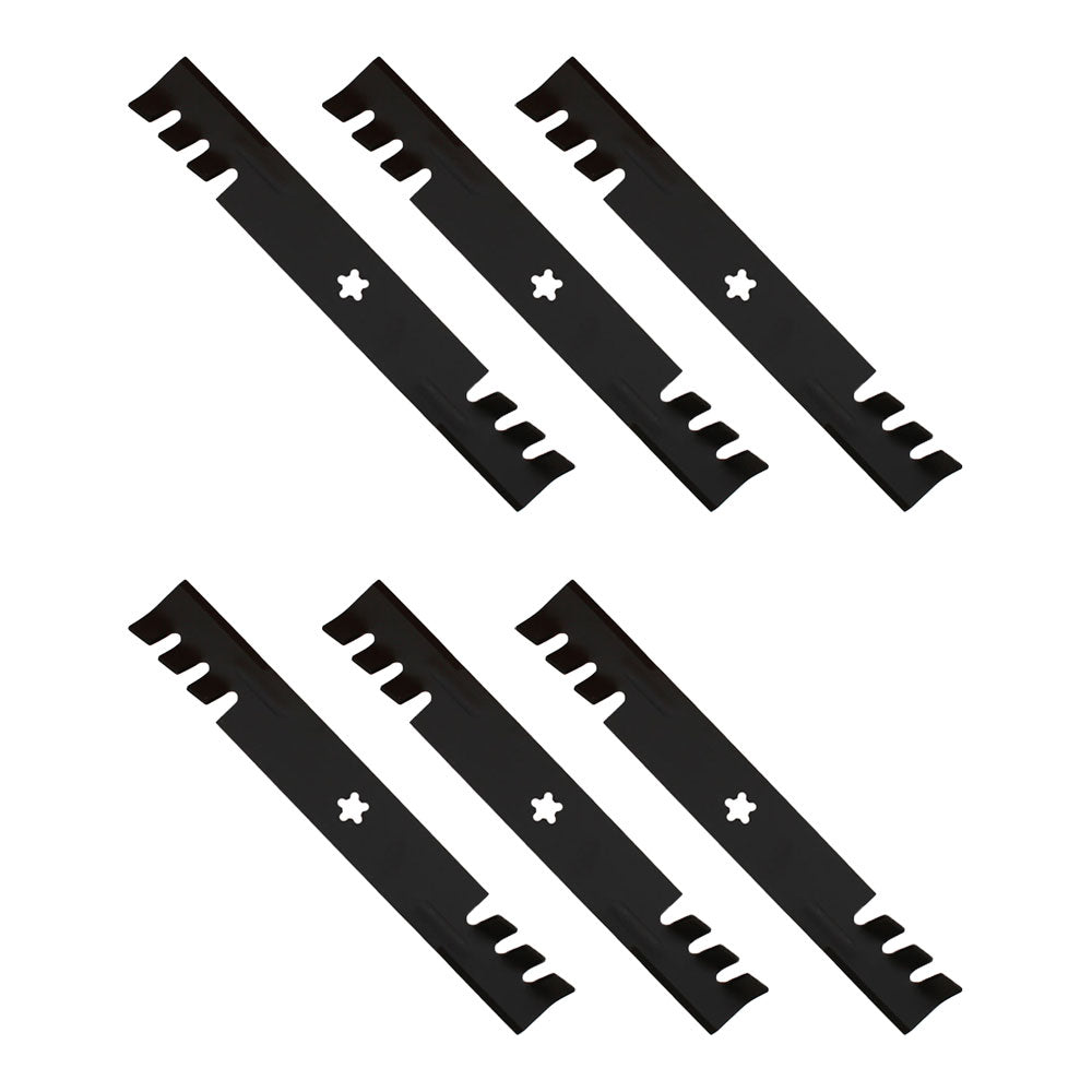 Qty: 6 Toothed Mulching Mower Blade Fits Dixon Replaces 539112079