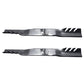 2PK Blades Fits John Deere AM137327 M154061 LA102 LA120 X300 X304 42"