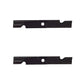 (2) Notched Air-Lift Blades 140-1242 Fits Toro Titan Z5200 ZTR 109-6873