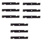 Set of (9) Notched Blades 140-1242 Fits Toro Titan Z5200 ZTR 109-6873