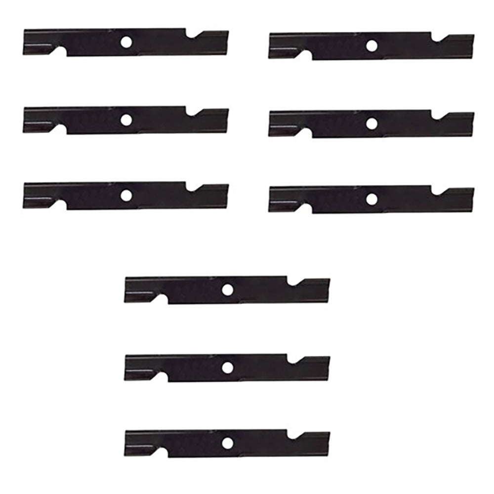 Set of (9) Notched Blades 140-1242 Fits Toro Titan Z5200 ZTR 109-6873