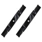 (2) Toothed Mulching Blade Fits AYP Fits Craftsman 405380 403107 532405380