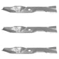 3 Fits Exmark  MULCHING Blades. For 60" Laser Z Deck 103-6393  (11242)