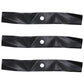 3 Fits Exmark  MULCHING Blades. For 60" Laser Z Deck 103-6393  (11242)