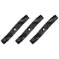 Set of 3 20-1/2" x 15/16" Mulching Blade Fits Exmark 103-6393