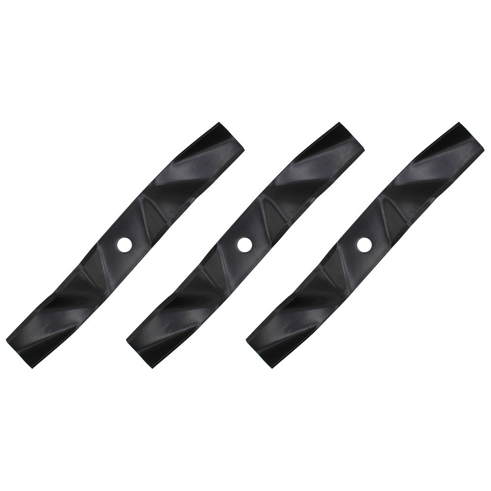 3 Fits Exmark  MULCHING Blades. For 60" Laser Z Deck 103-6393  (11242)