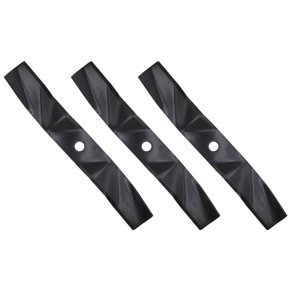 3 Fits Exmark  MULCHING Blades. For 60" Laser Z Deck 103-6393  (11242)