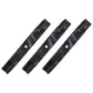 3PK 191-335 Mulch Blades Fits John Deere AM104490 TCU29188 54 in. Decks