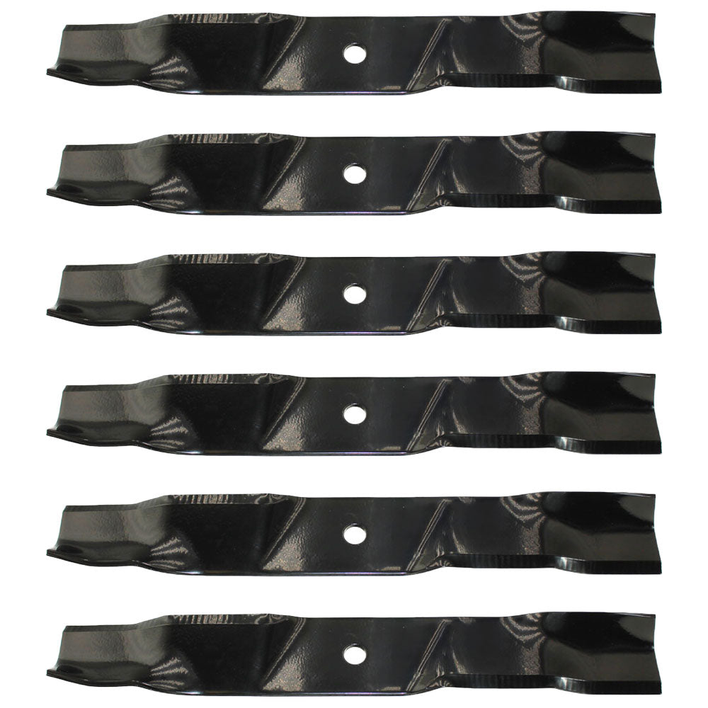 (6) Mulching Mower Blade Fits Exmark Laser Z Laser Z HP Metro Turf Tracer HP