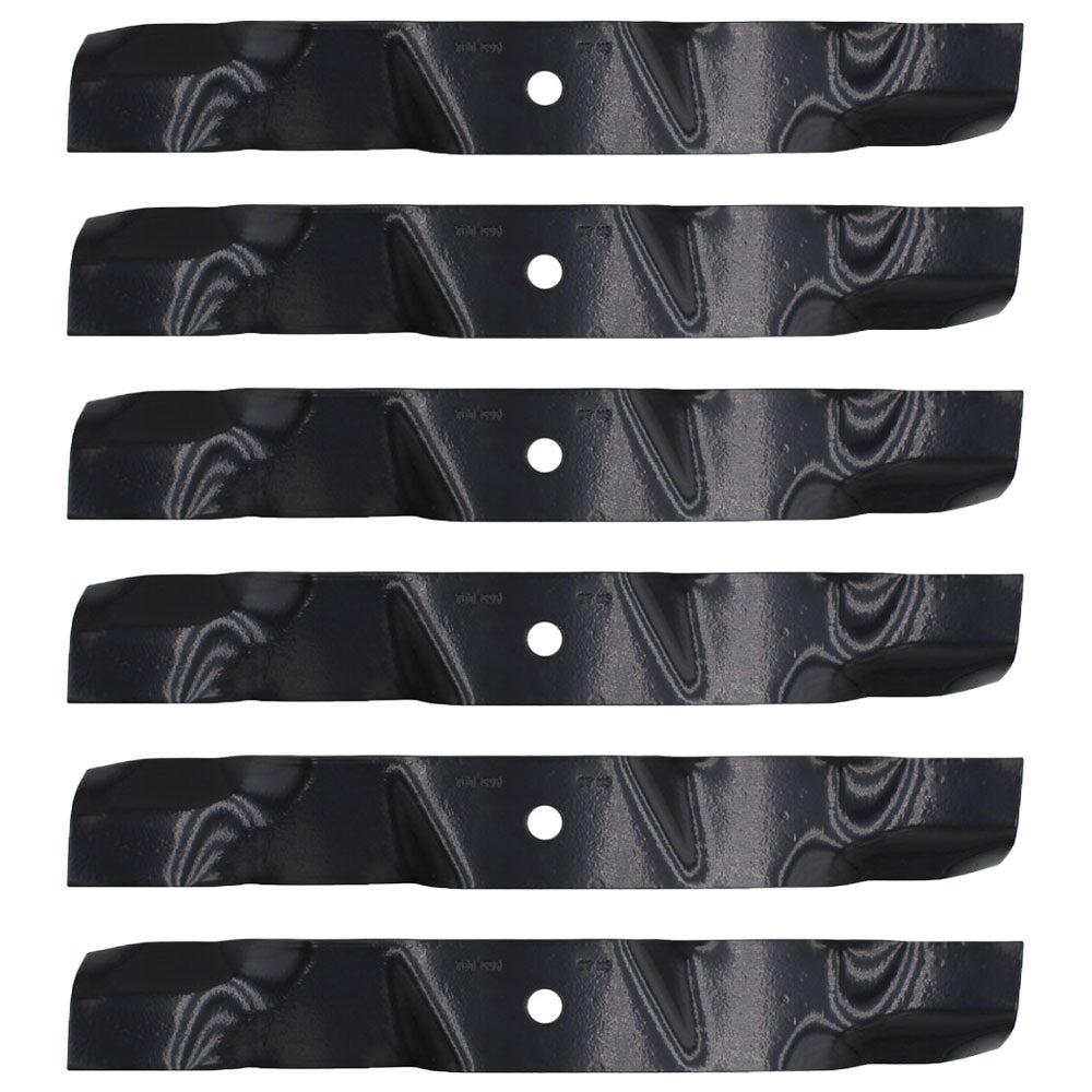 (6) Mulching Mower Blade Fits Exmark Laser Z Laser Z HP Metro Turf Tracer HP