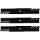 (3) 48" Compatible Mulching Mower Blades for Scag 596-308 Replace 48110 481706,