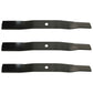 Qty 3: Mower Blades
 Fits Woods Replaces 23825