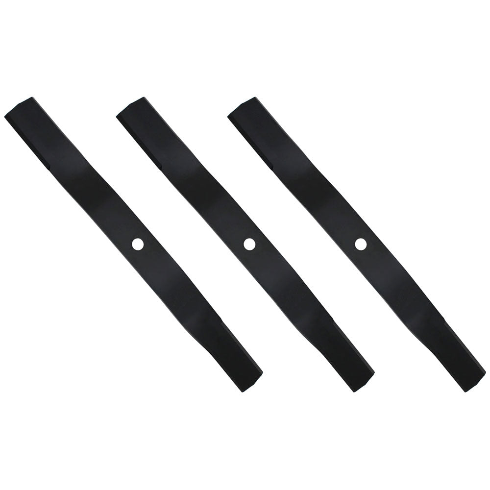60" Cut Fits Rotary 6432 Left Hand Lawn Mower Blade Set (3): Fits Woods #31359