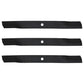 Qty 3: Mower Blades
 Fits Woods Replaces 23825