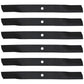 6PK Lawn Mower Blades Fits Woods 60" L59 F35 RM59 RM500 23825 31359 31359KT