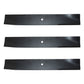 3 Pk Mower Blades Fits Sears Fits Craftsman Fits AYP 44" 106635X 122265X 25034R