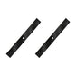 Two (2) Low Lift Blade Fits Exmark Lazer-Z XS LC AS AC 5/8" CH Diameter 103-2510