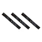 Three Low-Lift Blades 20-1/2" x 5/8" Fits Exmark Turf Ranger Turf Tracer Hydro