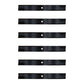 Six Low Lift Blades Fits Exmark Lazer-Z XS LC AS AC 5/8" CH Diameter 103-2510