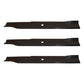 Qty 3: High Lift Blade
 Fits Exmark Replaces 1-613250