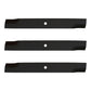 Set of (3) Lawn Mower Blades fits Ariens fits Dixie Chopper Fits Exmark