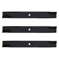 Set of (3) Lawn Mower Blades Fits Dixie Chopper: Requires 3 for 60" deck