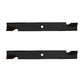 Qty 2: Notched High Lift Mower Blade Fits Gravely Replaces 025124