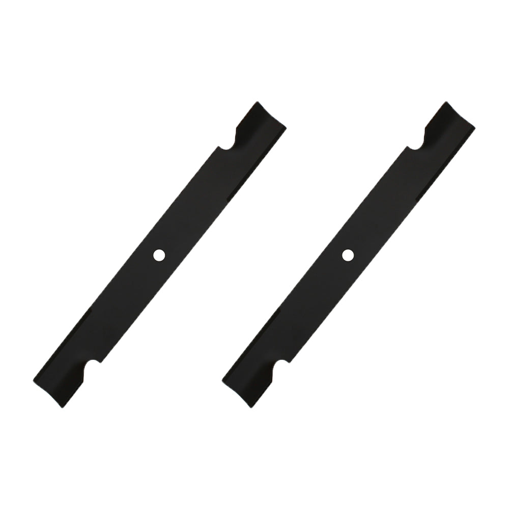 Qty 2: Notched High Lift Mower Blade Fits Exmark Replaces 1-613112