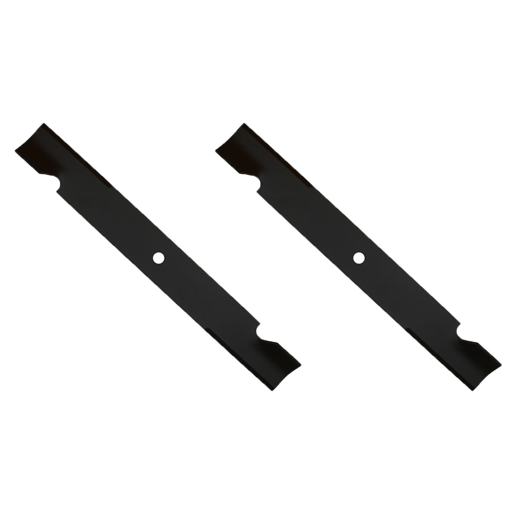 Qty 2: Notched High Lift Mower Blade Fits Exmark Replaces 1-613112