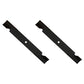 Qty 2: Notched High Lift Mower Blade Fits Ariens Replaces 08899100