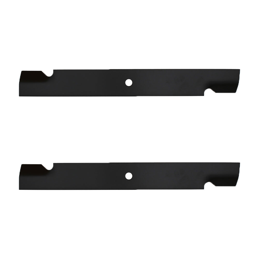 Qty 2: Notched High Lift Mower Blade Fits Dixie Chopper Replaces 30227-60