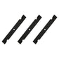 Qty 3: Notched High Lift Mower Blade Fits Gravely Replaces 025124