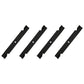 Qty 4: Notched High Lift Mower Blade Fits Toro Replaces 105-7718