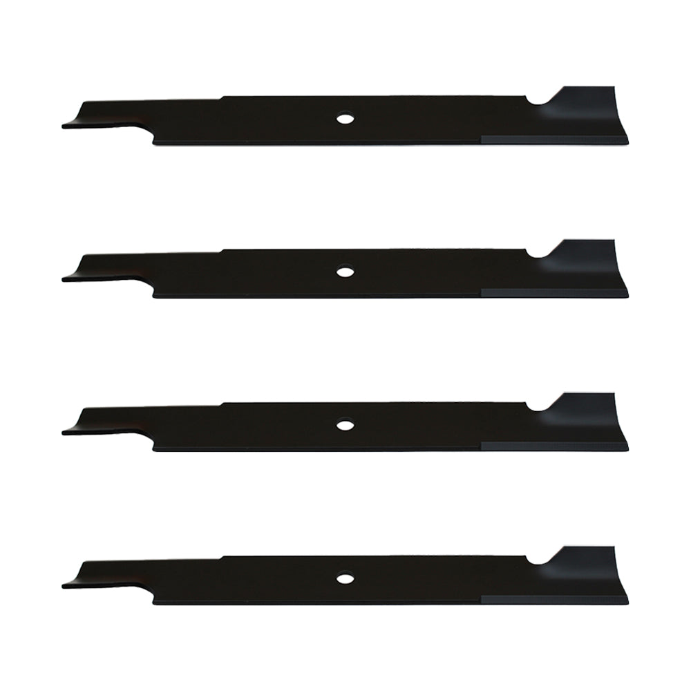 Qty 4: Notched High Lift Mower Blade Fits Dixie Chopper Replaces 30227-60