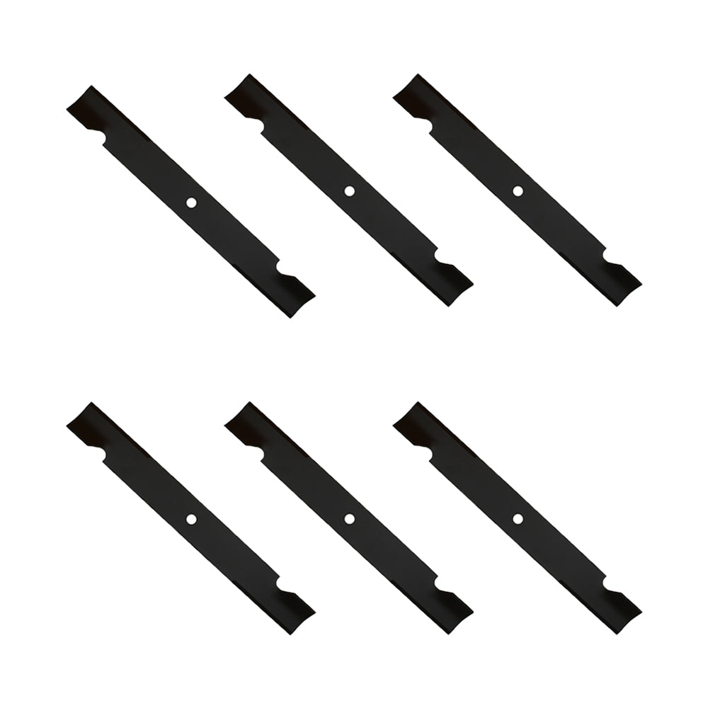 Qty 6: Notched High Lift Mower Blade Fits Ariens Replaces 08899100