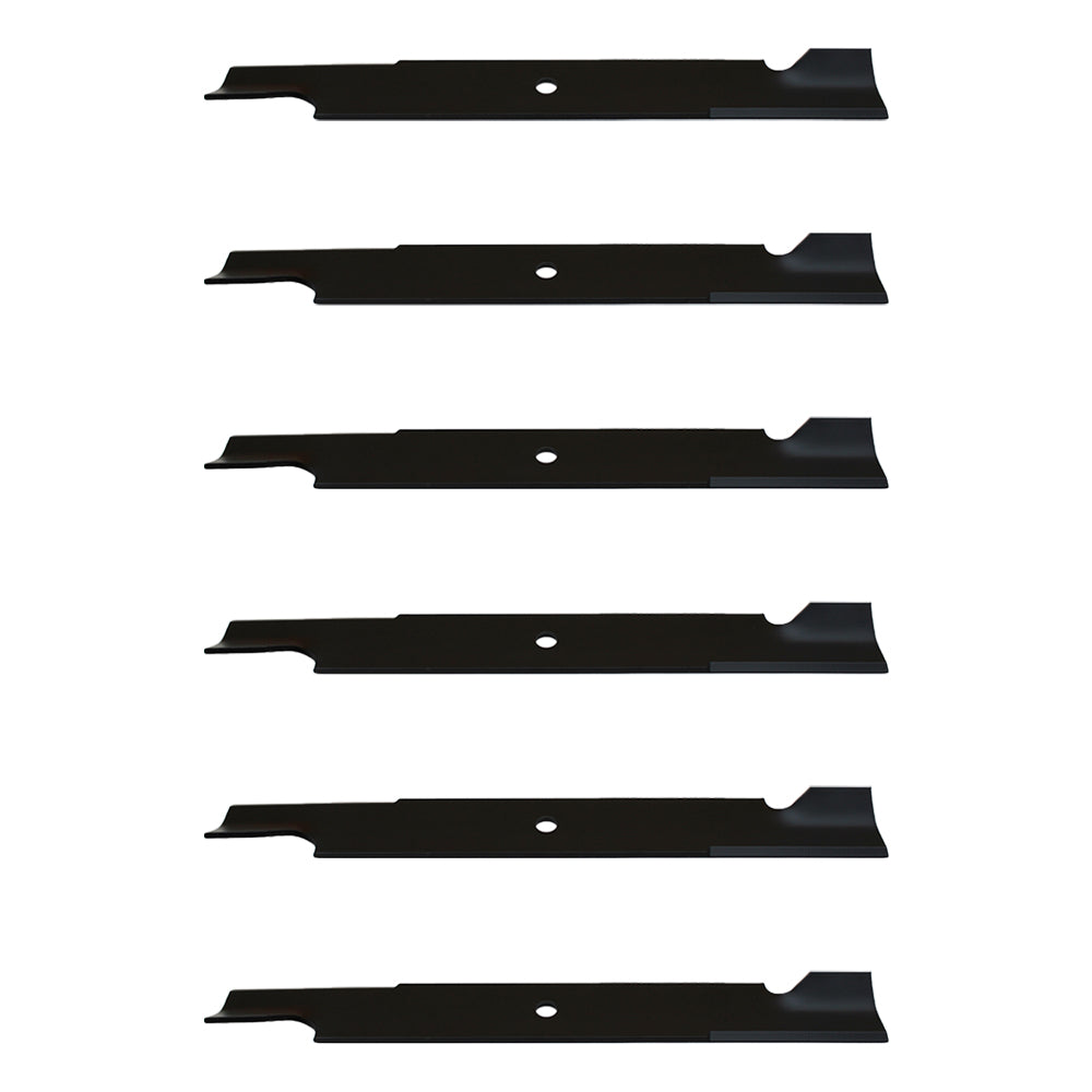 Qty 6: Notched High Lift Mower Blade Fits Toro Replaces 105-7718