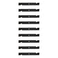 Qty 9: Notched High Lift Mower Blade Fits Toro Replaces 105-7718