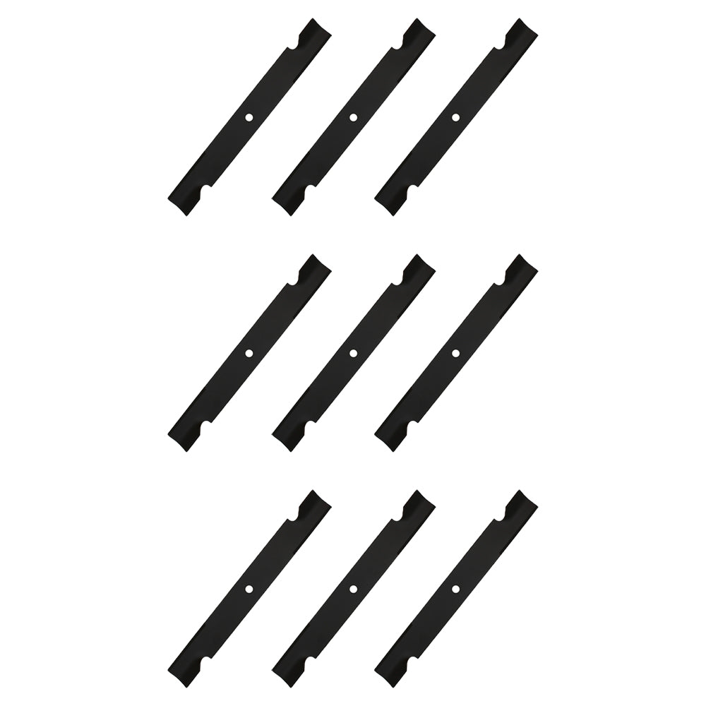 Qty 9: Notched High Lift Mower Blade Fits Ariens Replaces 08899100